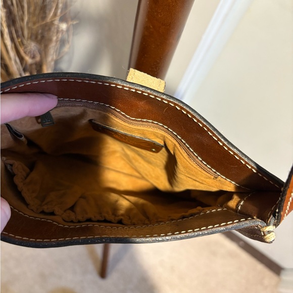 Patricia Nash Brown Leather Crossbody with Adjustable Strap - Picture 14 of 15
